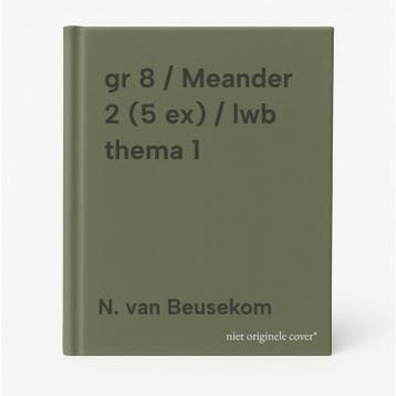 gr 8 / Meander 2 (5 ex) / lwb thema 1 - N. van Beusekom, Verzenden, Zo goed als nieuw, N. van Beusekom