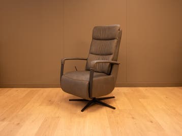 Bentley manuele relax stoel met hoge Showroomkorting, Verzenden, Minder dan 75 cm, Nieuw, Leer