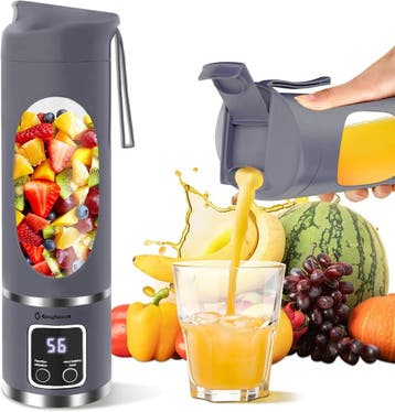 Mini Blender USB-C | Blauw | Laatste Stuk!, Ophalen of Verzenden, Nieuw, Blender to go