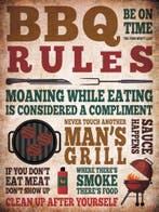 Amerikaanse retro signs - outdoor wandborden met UV Coating, Ophalen of Verzenden, Nieuw