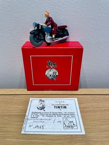 Figurine - Kuifje op de moto - le Sceptre dOttokar - Pixi, Nieuw