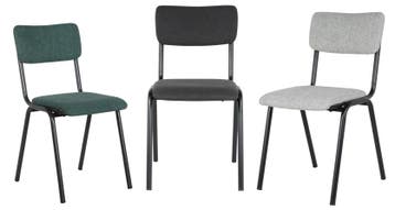 Stapelbare stoel  Indy  EMZ Zwart, Huis en Inrichting, Stoelen, Ophalen of Verzenden, Nieuw