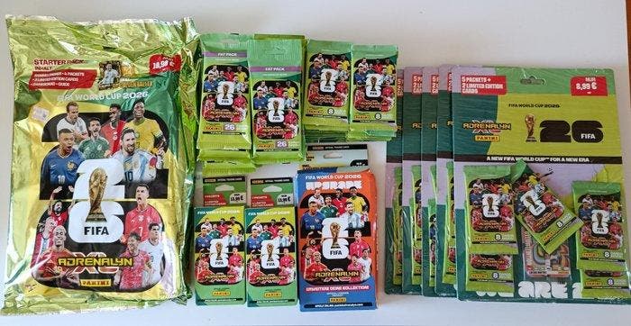 2026 Panini WC Adrenalyn Booster pack - Excellent (EX), Verzamelen, Stickers