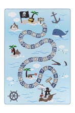Kindervloerkleed | Play | Piraat | Lichtblauw | 160x230 cm, Verzenden, Nieuw