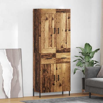 vidaXL buffetkast 2 pcs Oud Hout Bewerkt hout, Minder dan 50 cm, Verzenden, Nieuw, Minder dan 100 cm