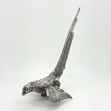Miniatuur figuur - Fazant - .835 zilver