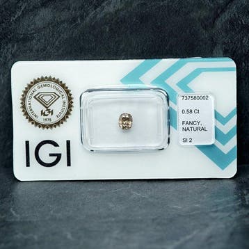 Zonder minimumprijs - 1 pcs Diamant (Natuurlijk gekleurd) -, Nieuw