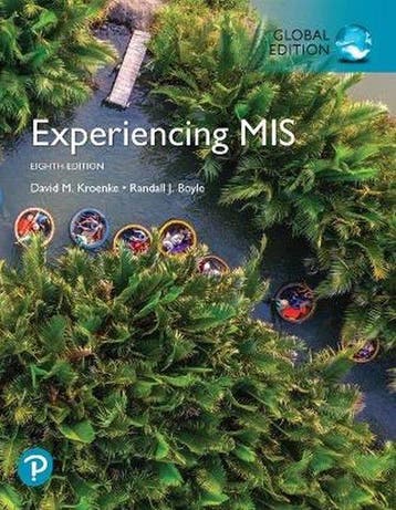 Experiencing MIS Global Edition 9781292266985, Zo goed als nieuw