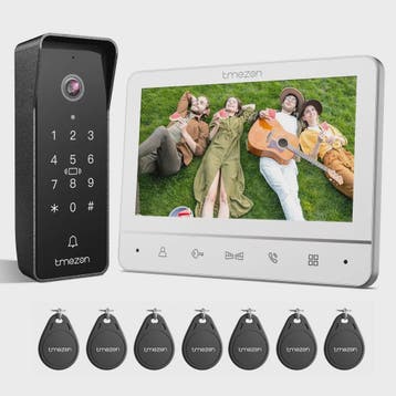 TMEZON Video Deurintercom Systeem met 7" Kleurenscherm - 3 O, Verzenden, Nieuw