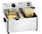 Bartscher Friteuse | SNACK II | Elektrisch | 4+4L | 50°C/190, Ophalen of Verzenden, Nieuw in verpakking