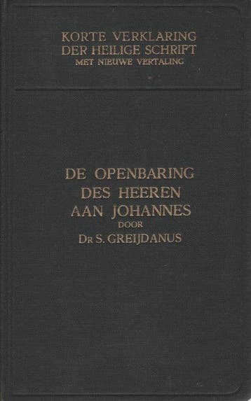 OPENBARING 9789024233045 S. GREIJDANUS, Boeken, Godsdienst en Theologie, Verzenden, Gelezen, S. GREIJDANUS