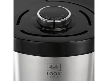 Melitta Look Timer Koffiezetapparaat - 1,25L - Timer - Zwart, Verzenden, Nieuw