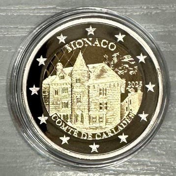 Monaco. 2 Euro 2025 Comté de Carladès Proof