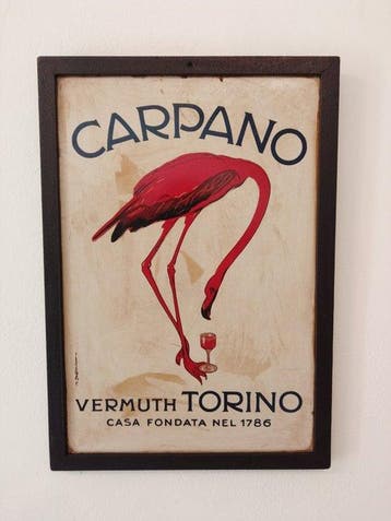 Carpano - Reclamebord - IJzer
