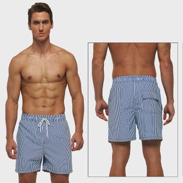 Herenshorts met Zomerse Print - Zwembroek, Strandshort & Spo, Verzenden