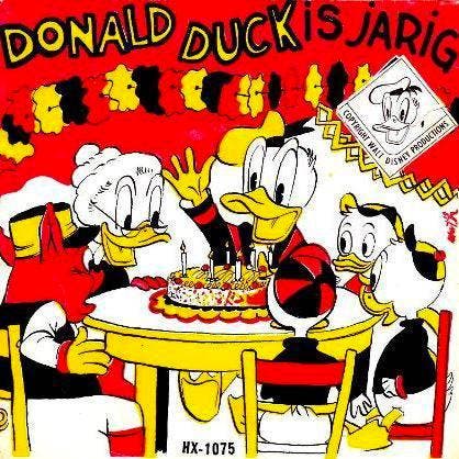 vinyl single 7 inch - Donald Duck - Donald Duck Is Jarig, Cd's en Dvd's, Vinyl Singles, Zo goed als nieuw, 7 inch, Overige genres
