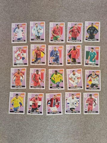 2026 Panini World Cup Stickers EXTRA STICKER COMPLETE SET, Nieuw