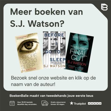 Voor ik ga slapen - S.J. Watson 9789041425393, Verzenden, Gelezen, S.J. Watson