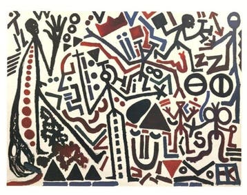 A.R. Penck (1939–2017) - Die Zukunft des Emigranten II,