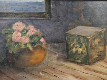 Escuela Impresionista Europea (XX) - Bodegón de Rosas
