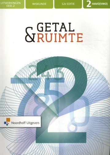 2 havo (vwo) wiskunde / Getal & Ruimte / uitwerkingen deel 2, Boeken, Verzenden, Gelezen