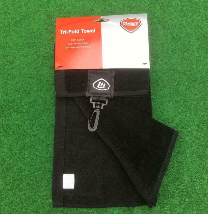 Masters Tri Fold Golf Towel golfhanddoek, Sport en Fitness, Golf, Overige typen, Nieuw, Overige merken, Verzenden