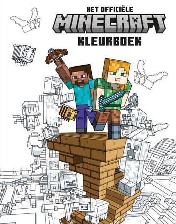 Het officiële Minecraft kleurboek (Nieuw), Verzenden, Nieuw, Diverse auteurs