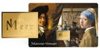 Jan Vermeer Collage | 24 karaat Gouden Munt Coincard, Verzenden