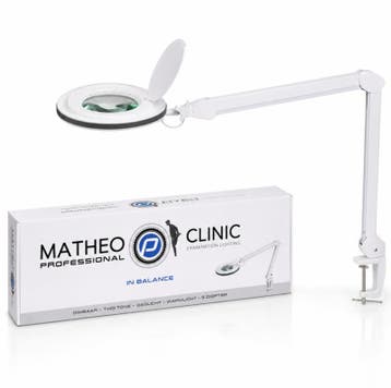 Loupelamp Matheo LED 5 Dioptrie met Handgreep (Loupelampen), Verzenden, Nieuw, Hand- en Voetverzorging