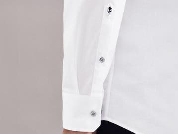 2dekans | Seidensticker Spread Kent Business Shirt Heren -, Ophalen of Verzenden, Zo goed als nieuw, Wit, Seidensticker