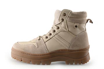 Cafe Moda Veterboots in maat 38 Beige, Kleding | Dames, Schoenen, Verzenden, Beige, Cafe Moda, Overige typen
