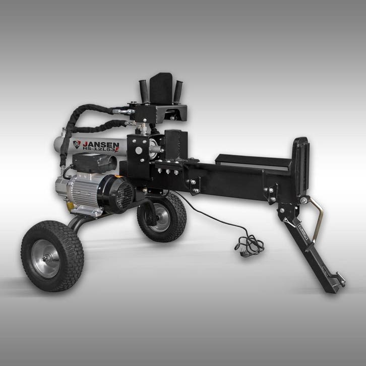 Houtklover Jansen HS-12L53E, 12 t, 45 cm, liggend, elektro, Tuin en Terras, Kloofmachines, Liggend, Nieuw, Elektrisch, Ophalen of Verzenden