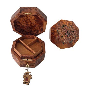 Thuya Wood Craft - Artisan GKB - Sieradendoos - Handgemaakt, Antiek en Kunst