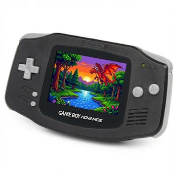 Gameboy Advance Zwart met IPS V5 scherm, Spelcomputers en Games, Spelcomputers | Nintendo Game Boy, Verzenden, Nieuw