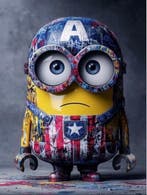Lego Merchandise - Minion Captain America versione LEGO, Kinderen en Baby's, Nieuw