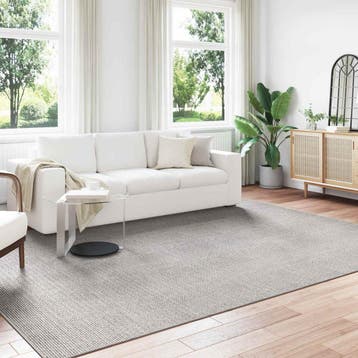 vidaXL Binnen kleed LUGO Crème en Grijs 240 x 340 cm, Verzenden, Nieuw, Crème