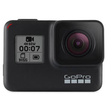 GoPro HERO7 Black Action Camera - Zwart (Incl. Frame) (In do, Verzenden, Zo goed als nieuw