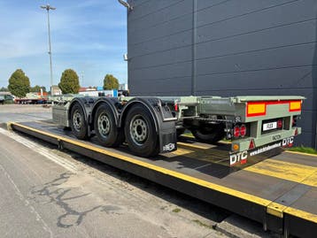 Pacton containerchassis | 3x uitschuifbaar | Unieke kleur, Aanhangers en Opleggers