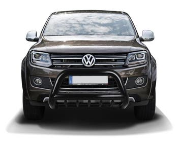 Bullbar zwart + skidplate VW Amarok (2010-2020), Verzenden