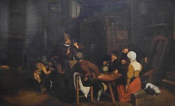 Nederlandse school (XIX) - Escena de género