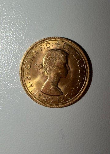 Verenigd Koninkrijk. Elizabeth II. Sovereign 1966 (Zonder