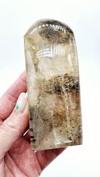 Lodoliet punt - Garden quartz (groot stuk), Ophalen of Verzenden