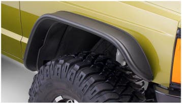 Bushwacker 84-01 Jeep Cherokee Flat Style Flares 2pc - Black, Ophalen of Verzenden, Nieuw