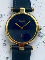 Cartier - Must de Cartier – Vermeil – Blue Dial – 80s/90s -, Nieuw