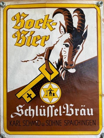 Anonymous - Poster pubblicitario - Schlüssel Bräu Bok Bier
