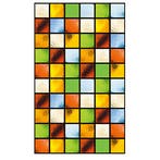 Raamfolie Glas In Lood Zelfklevend Gekleurd 80x200CM, Verzenden, Nieuw