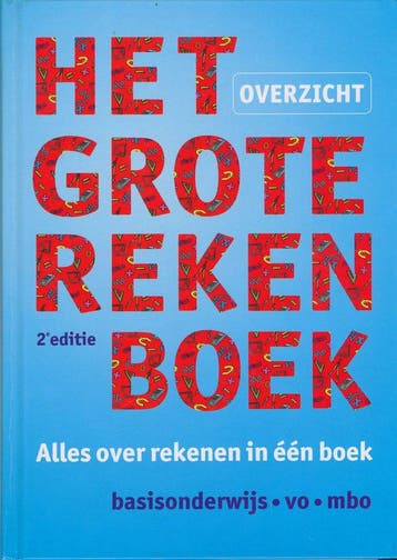Het grote rekenboek Overzicht 2e editie, Verzenden, Nieuw