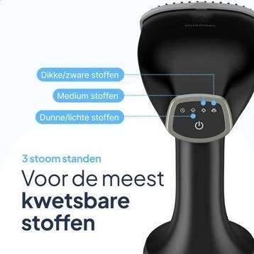 Kledingstomer - Krachtige Handstomer 1800W - Stoomapparaat K, Witgoed en Apparatuur, Verzenden, Zo goed als nieuw, Kledingstomer