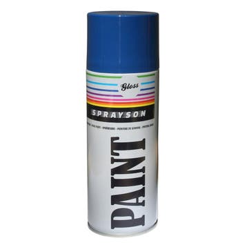 Sprayson Hoogglans blauwe spuitlak - veelzijdig - 400 ml, Ophalen of Verzenden, Nieuw, Overige typen