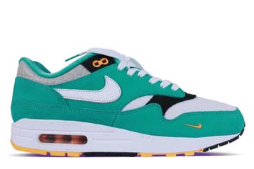 Nike Air Max 1 By You Teal Urawa • 43, Ophalen of Verzenden, Nieuw, Nike, Sneakers of Gympen